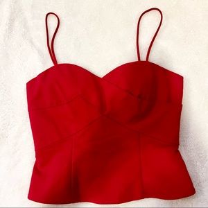 Red camisole